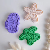 Play Sense // Eco Playdough Stamp Green - Turtle (Purple)